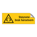 Støysone bruk hørselvern