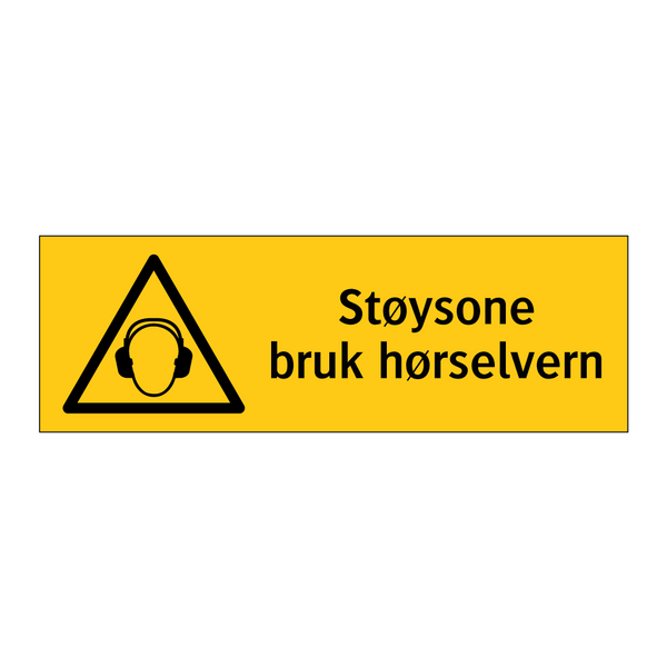 Støysone bruk hørselvern
