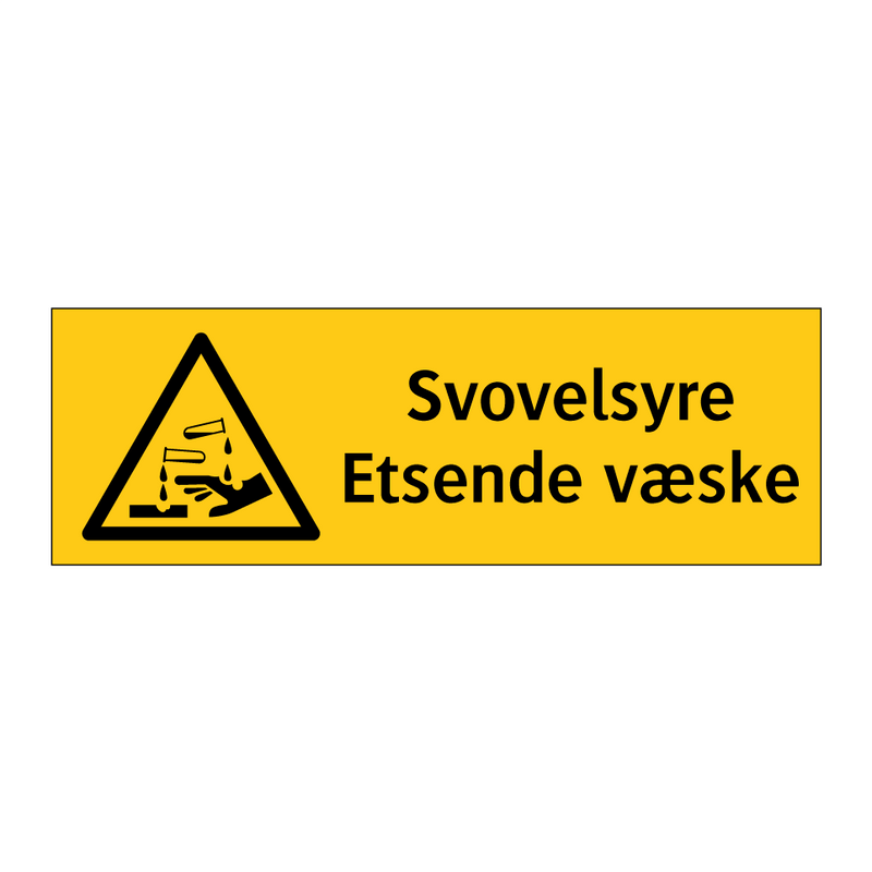 Svovelsyre etsende væske & Svovelsyre etsende væske & Svovelsyre etsende væske