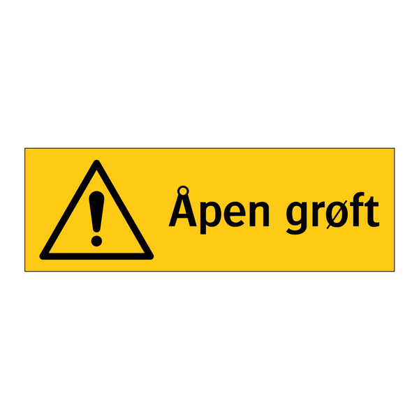 Åpen grøft