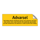 Advarsel ved lading dannes eksplosive gasser …