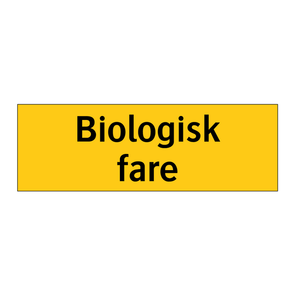 Biologisk fare & Biologisk fare & Biologisk fare & Biologisk fare & Biologisk fare & Biologisk fare