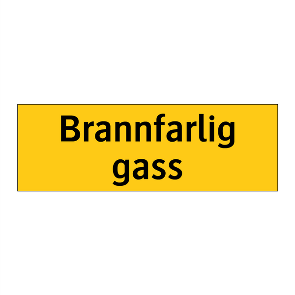 Brannfarlig gass