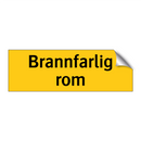 Brannfarlig rom