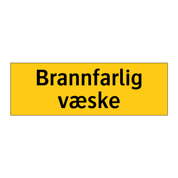 Brannfarlig væske