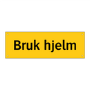 Bruk hjelm