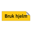 Bruk hjelm