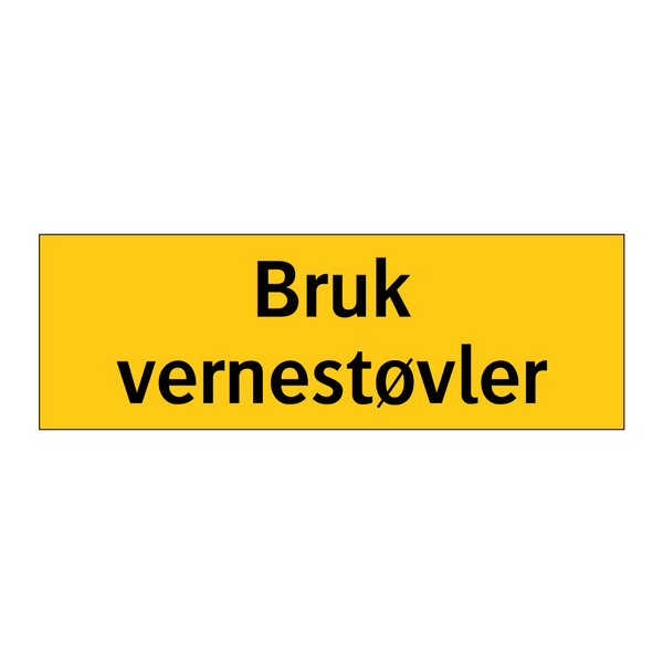 Bruk vernestøvler & Bruk vernestøvler & Bruk vernestøvler & Bruk vernestøvler