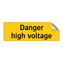 Danger High voltage