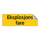 Eksplosjons fare