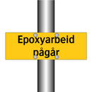 Epoxyarbeid pågår