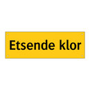 Etsende klor