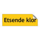 Etsende klor