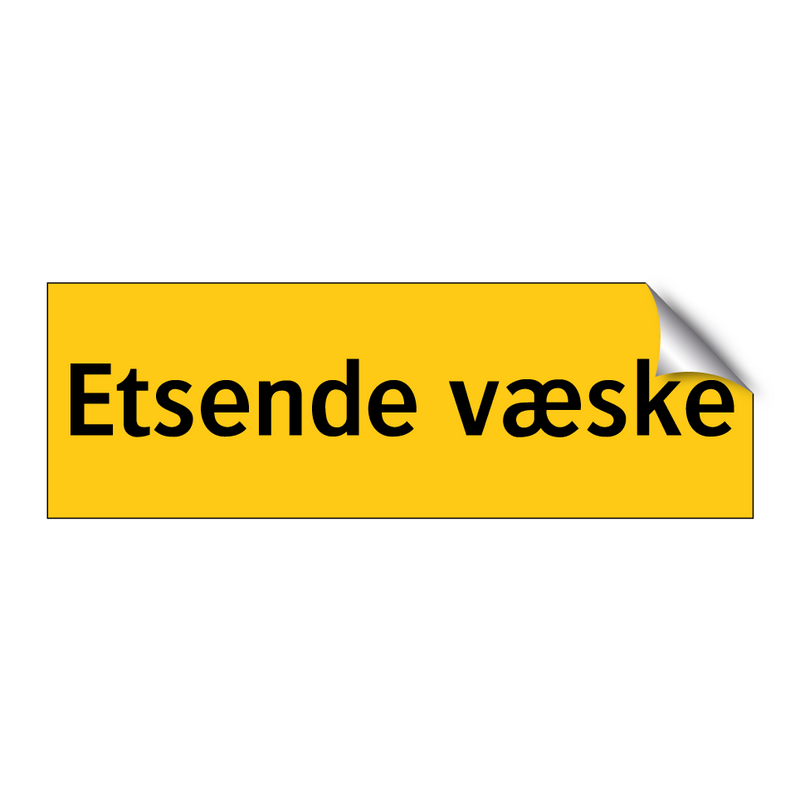 Etsende væske