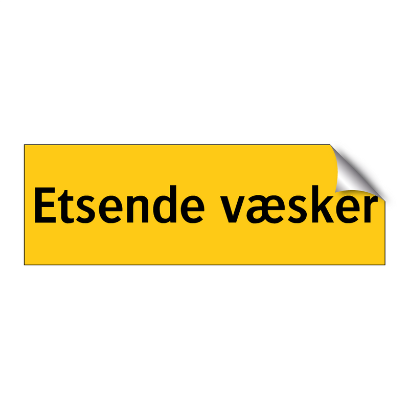 Etsende væsker