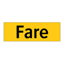 Fare