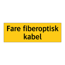 Fare fiberoptisk kabel