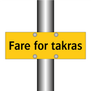 Fare for takras