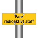 Fare radioaktivt stoff