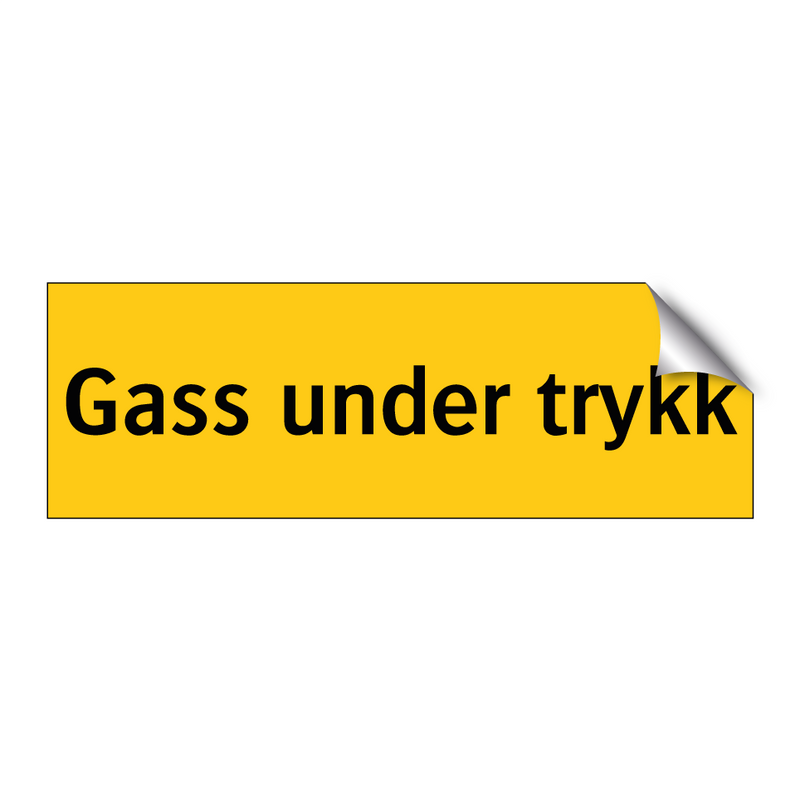Gass under trykk & Gass under trykk & Gass under trykk & Gass under trykk & Gass under trykk