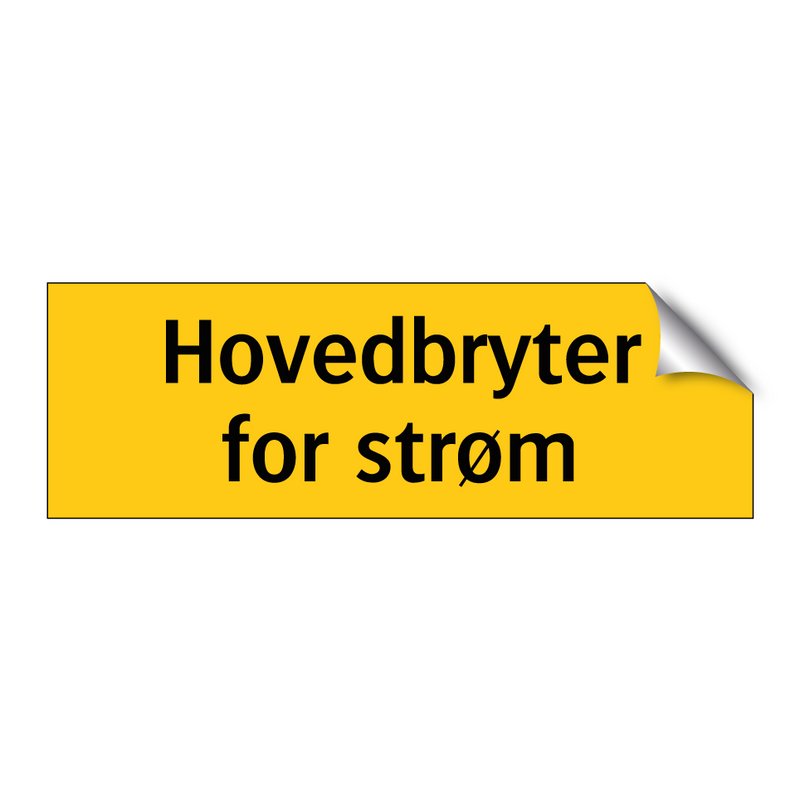 Hovedbryter for strøm