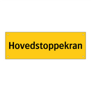Hovedstoppekran