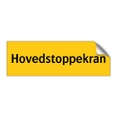 Hovedstoppekran