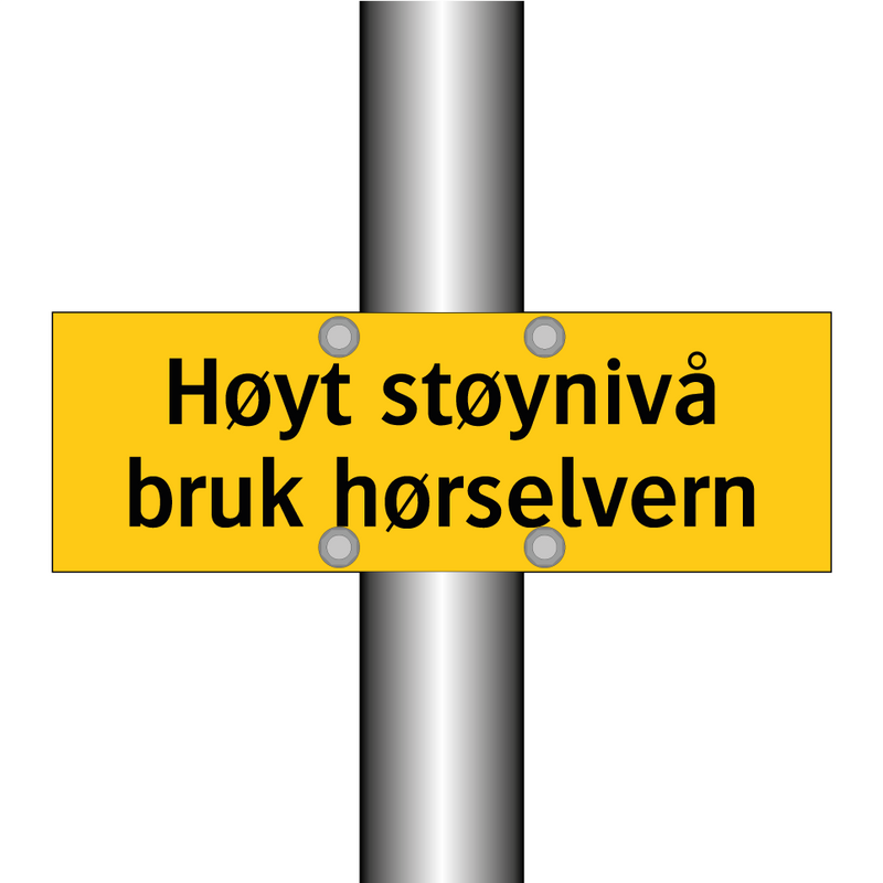 Høyt støynivå bruk hørselvern & Høyt støynivå bruk hørselvern