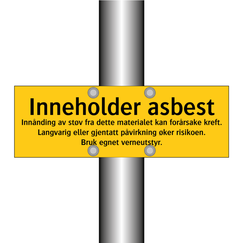Inneholder asbest … & Inneholder asbest … & Inneholder asbest … & Inneholder asbest …
