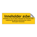 Inneholder asbest …