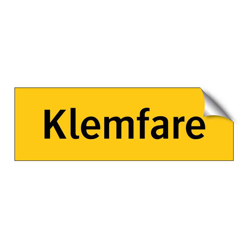 Klemfare & Klemfare & Klemfare & Klemfare & Klemfare & Klemfare & Klemfare & Klemfare & Klemfare