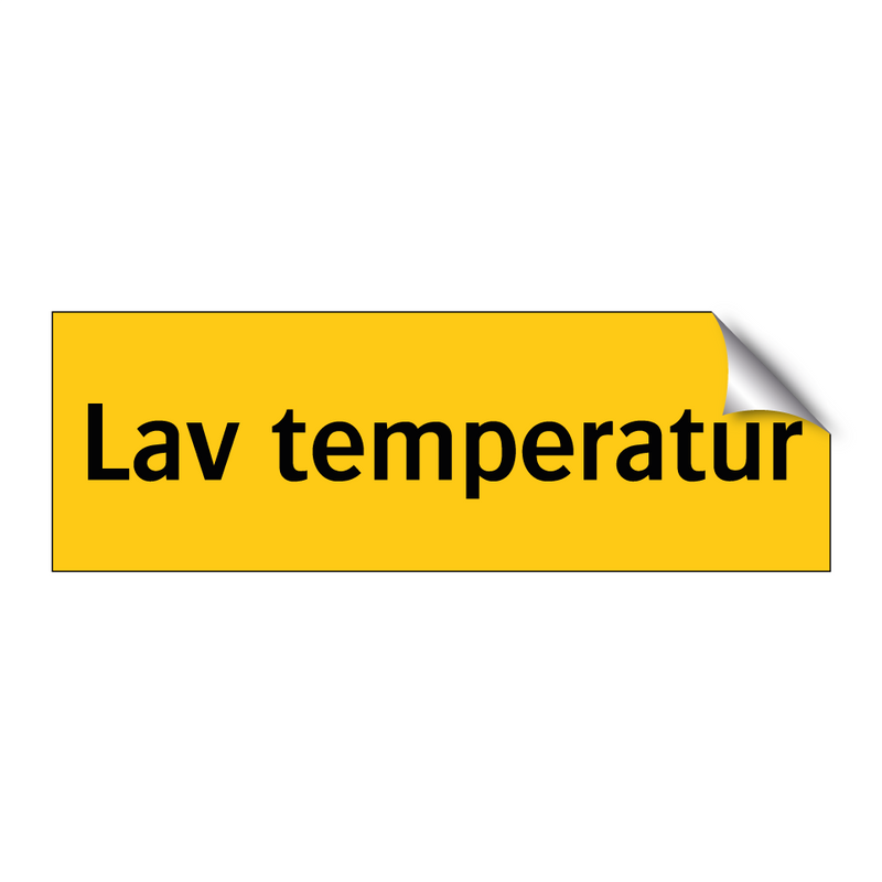 Lav temperatur & Lav temperatur & Lav temperatur & Lav temperatur & Lav temperatur & Lav temperatur