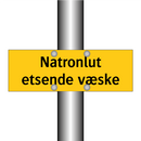 Natronlut etsende væske