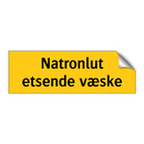 Natronlut etsende væske