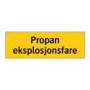 Propan eksplosjonsfare
