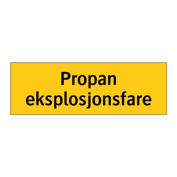 Propan eksplosjonsfare