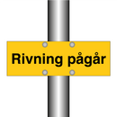 Riving pågår