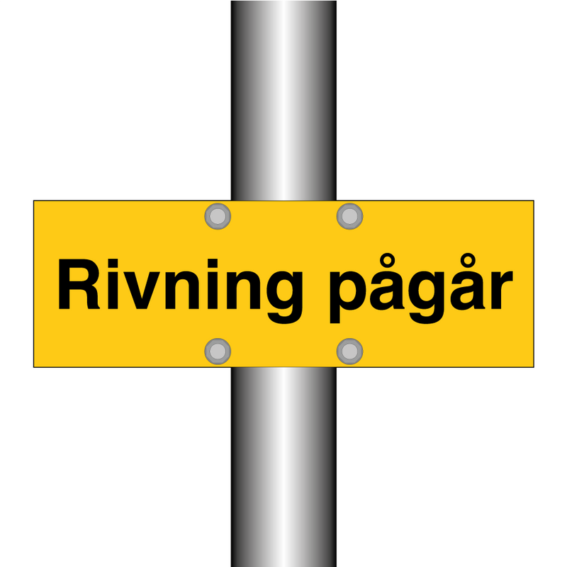 Riving pågår