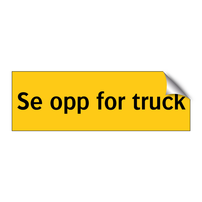 Se opp for truck & Se opp for truck & Se opp for truck & Se opp for truck & Se opp for truck