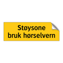 Støysone bruk hørselvern