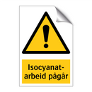 Isocyanatarbeid pågår