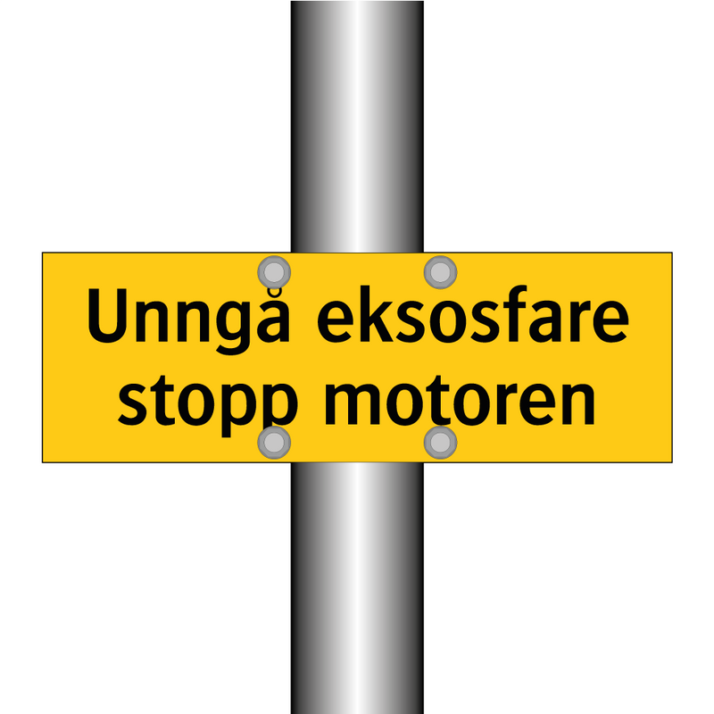 Unngå eksosfare stopp motoren & Unngå eksosfare stopp motoren & Unngå eksosfare stopp motoren