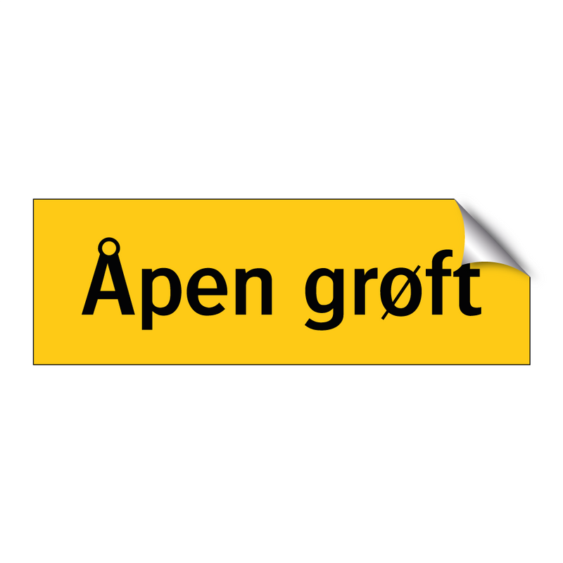 Åpen grøft & Åpen grøft & Åpen grøft & Åpen grøft & Åpen grøft & Åpen grøft