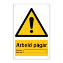 Arbeid pågår Fjernes bare av