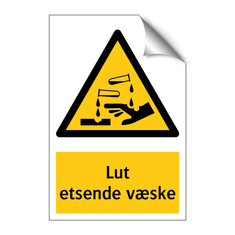 Lut etsende væske & Lut etsende væske & Lut etsende væske & Lut etsende væske