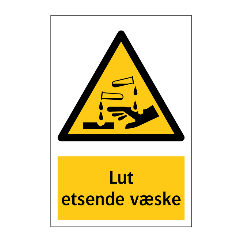 Lut etsende væske & Lut etsende væske & Lut etsende væske & Lut etsende væske