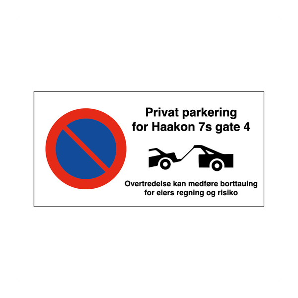 Lag parkeringsskilt